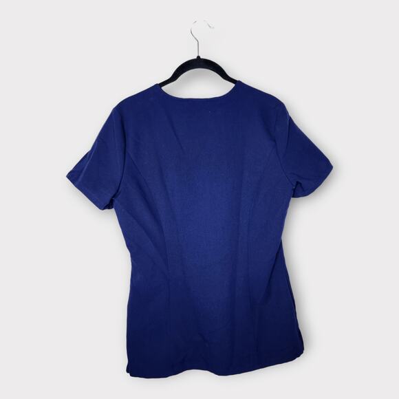 FIGS Blue Catarina V-Neck Scrub Top Short Sleeve Women’s XS - Picture 7 of 7